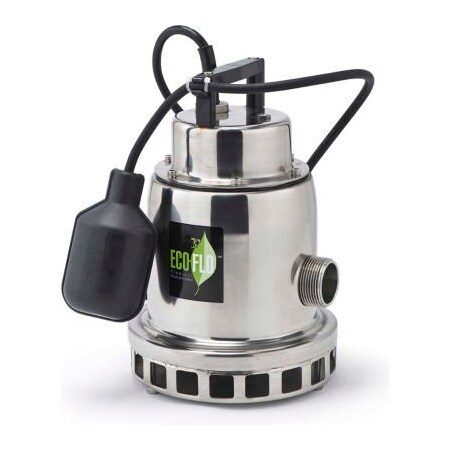 Eco Flo Products Eco-Flo Submersible Water Fall Fountain Pump, Stainless Steel, 1/2 HP SEP50W